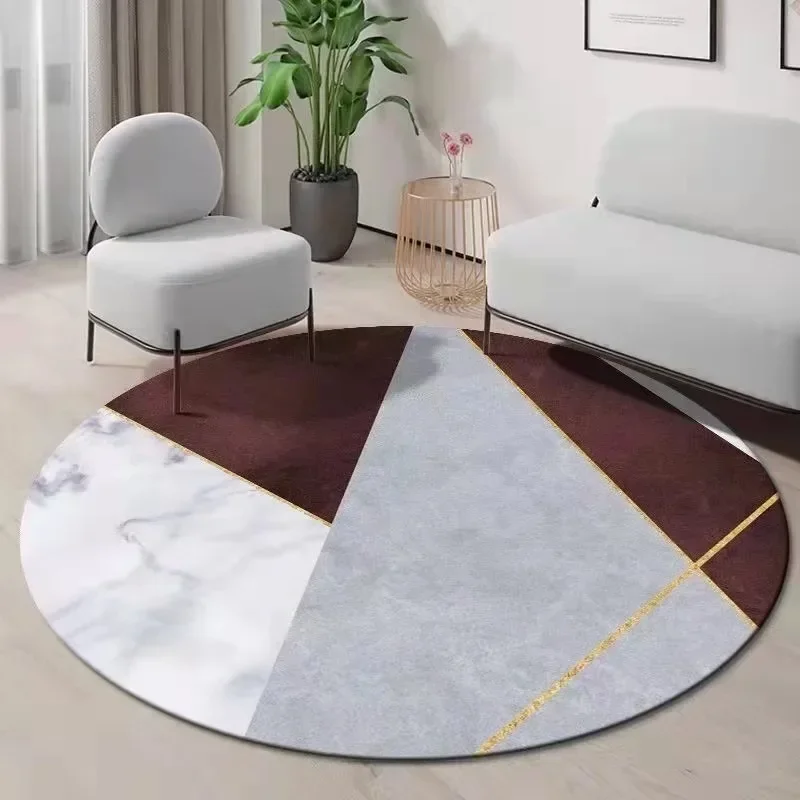 Century Textile & Sewing Supply Reviews - ~O~Geometric Round Rug with Modern Color