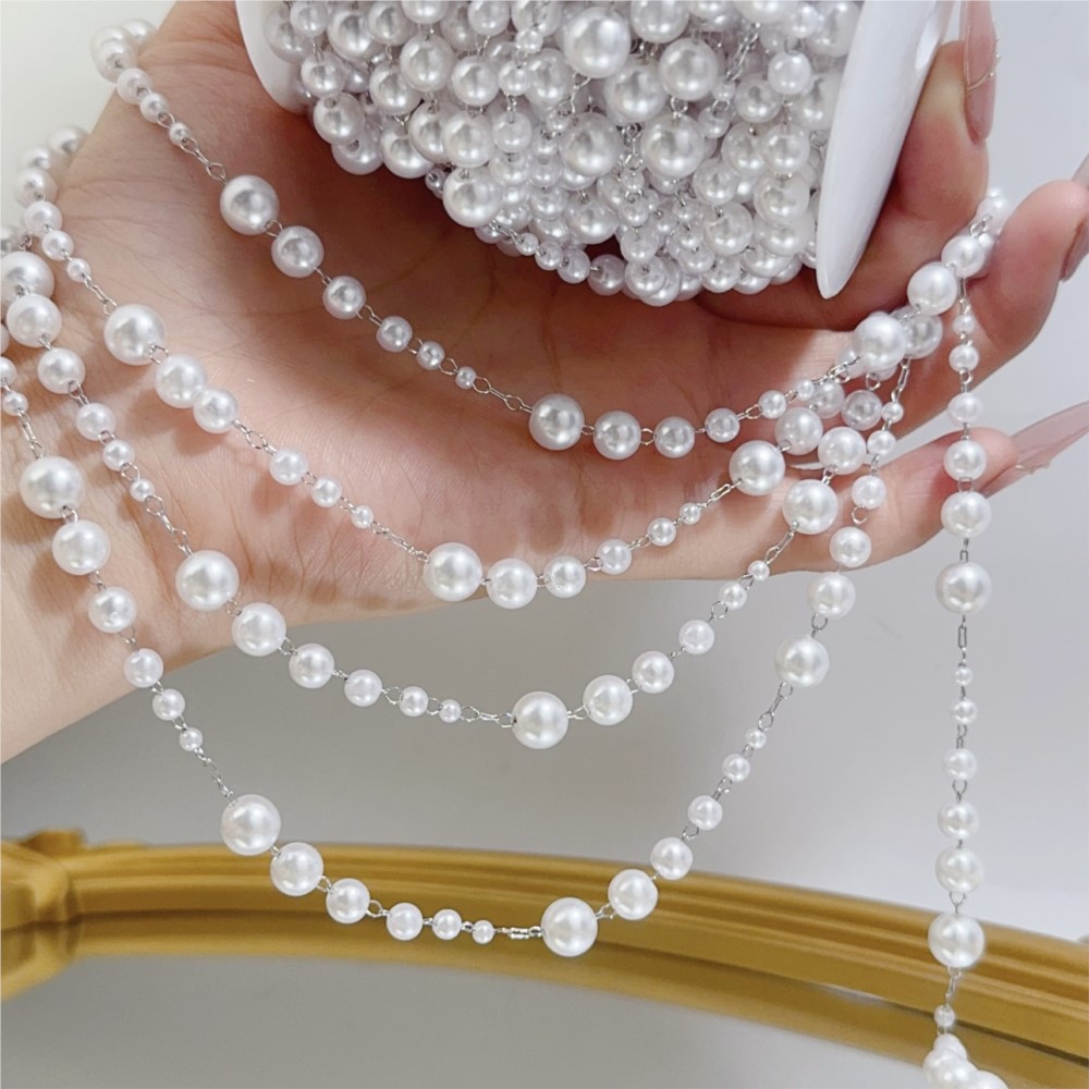 1meter 3-8mm Faux Pearl Beadin - Sewing Art recension och pris
