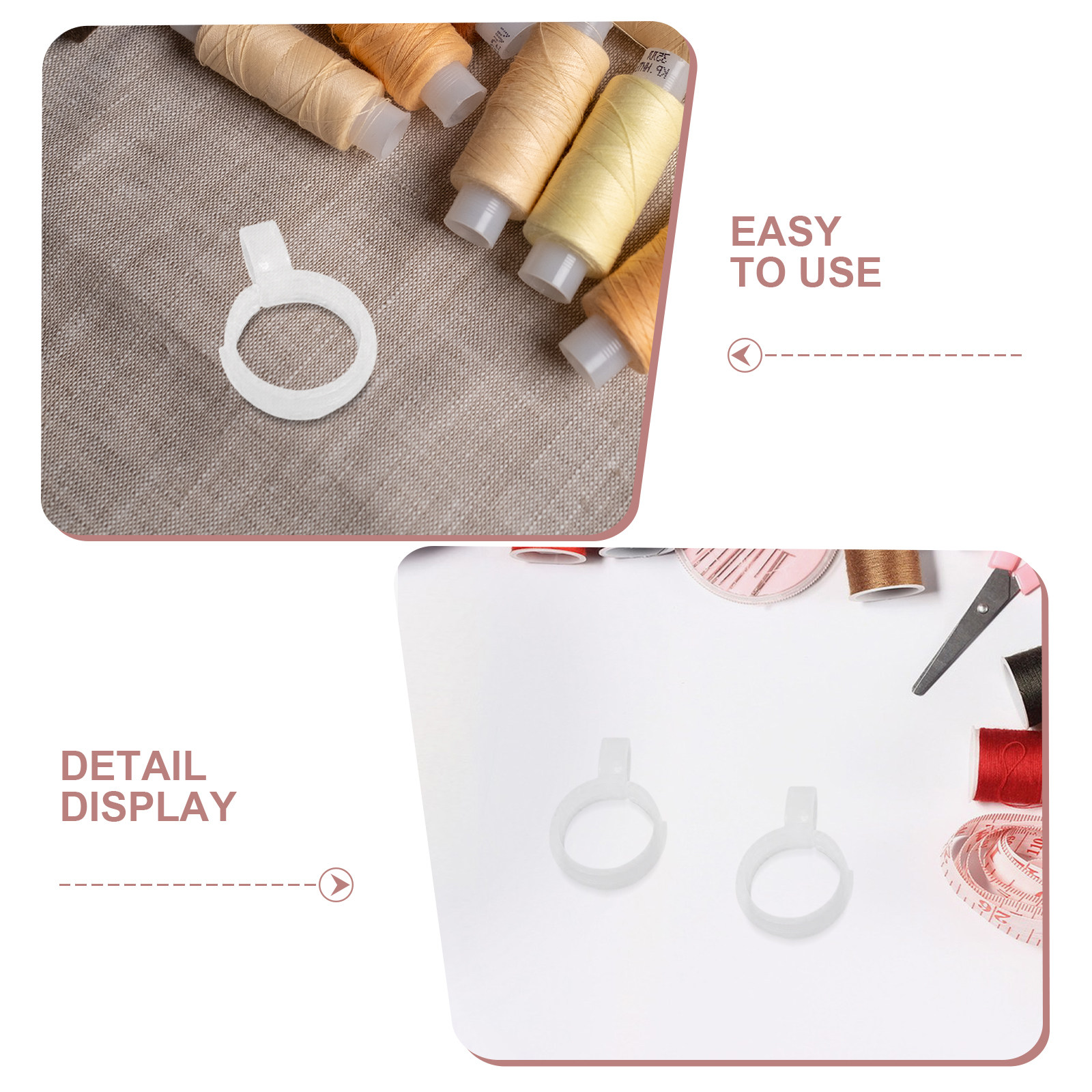 10Pcs Cross Stitch Roll Clips  - Sewing Embroidery Fabric recension och pris