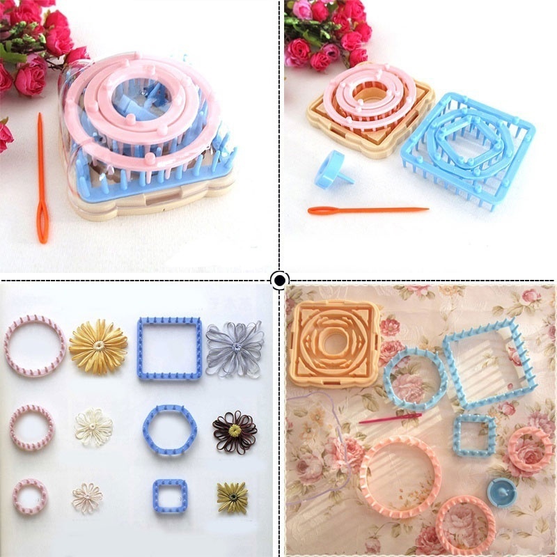 9Pcs/ Set DIY scarf sock knitt - Sewing Machine Yarn recension och pris