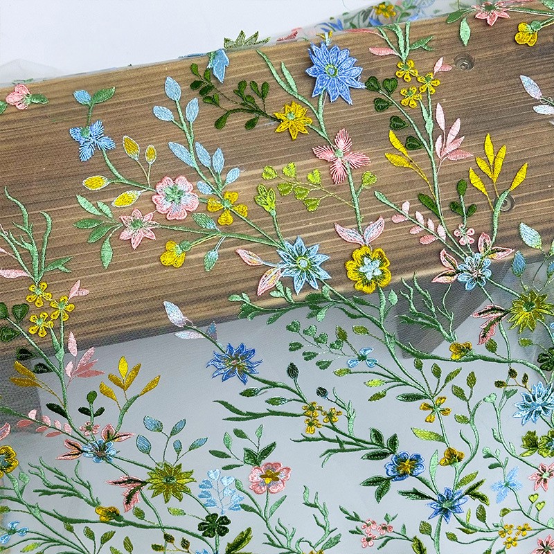 90x130cm Floral Vine Embroider - Textile And Sewing Materials recension och pris