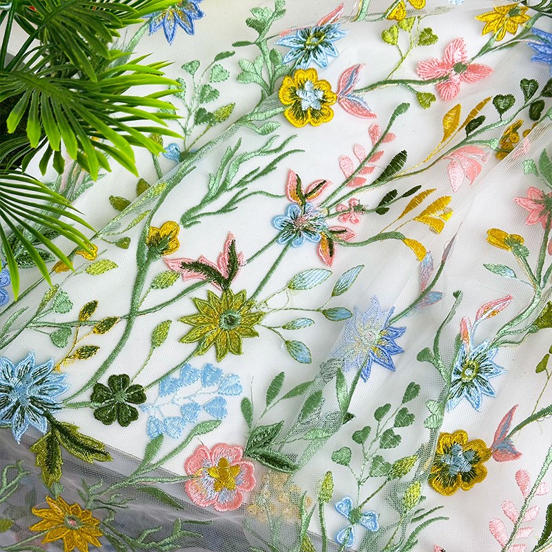 90x130cm Floral Vine Embroider - Textile And Sewing Materials recension och pris