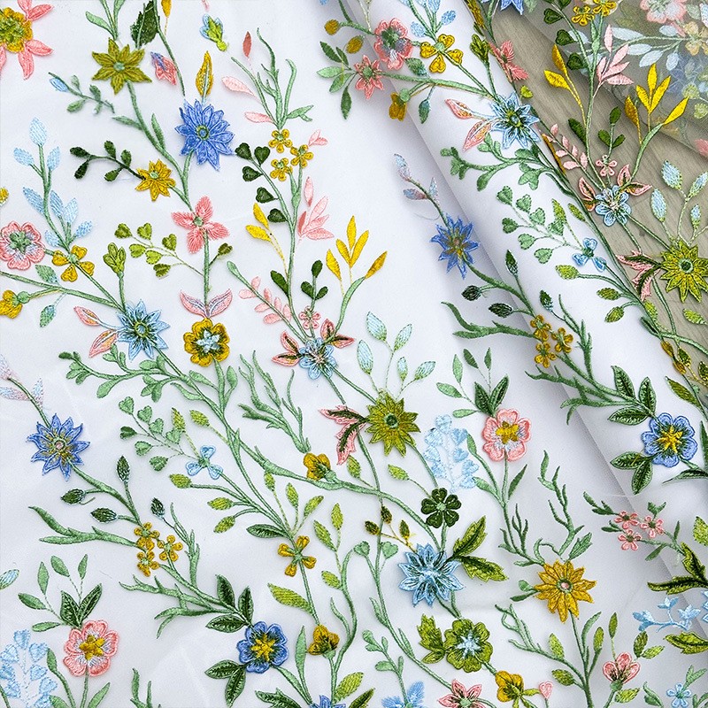 90x130cm Floral Vine Embroider - Textile And Sewing Materials recension och pris