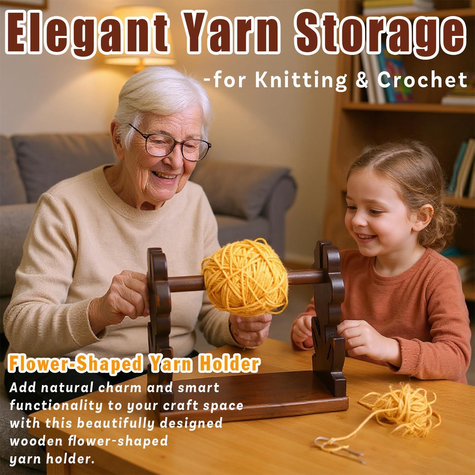 Yarn Holder Wooden Yarn Holder - Sewing Knit recension och pris
