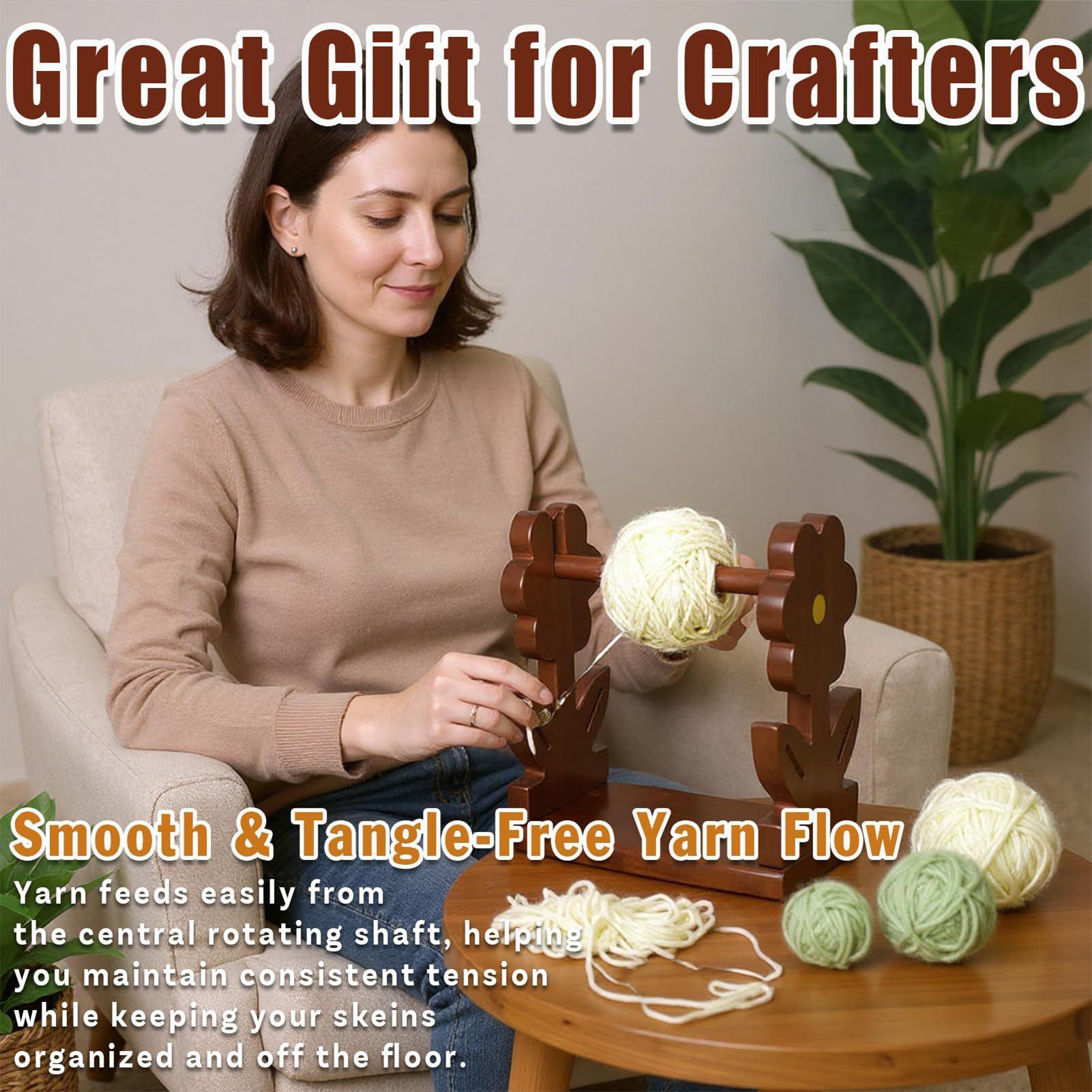 Yarn Holder Wooden Yarn Holder - Sewing Knit recension och pris