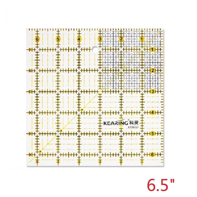 1pc Square Acrylic Sewing Rule - Quilting Ruler Square recension och pris