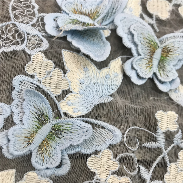 130cm Wide Heavywork 3D Butter - Sewing Embroidery Fabric recension och pris