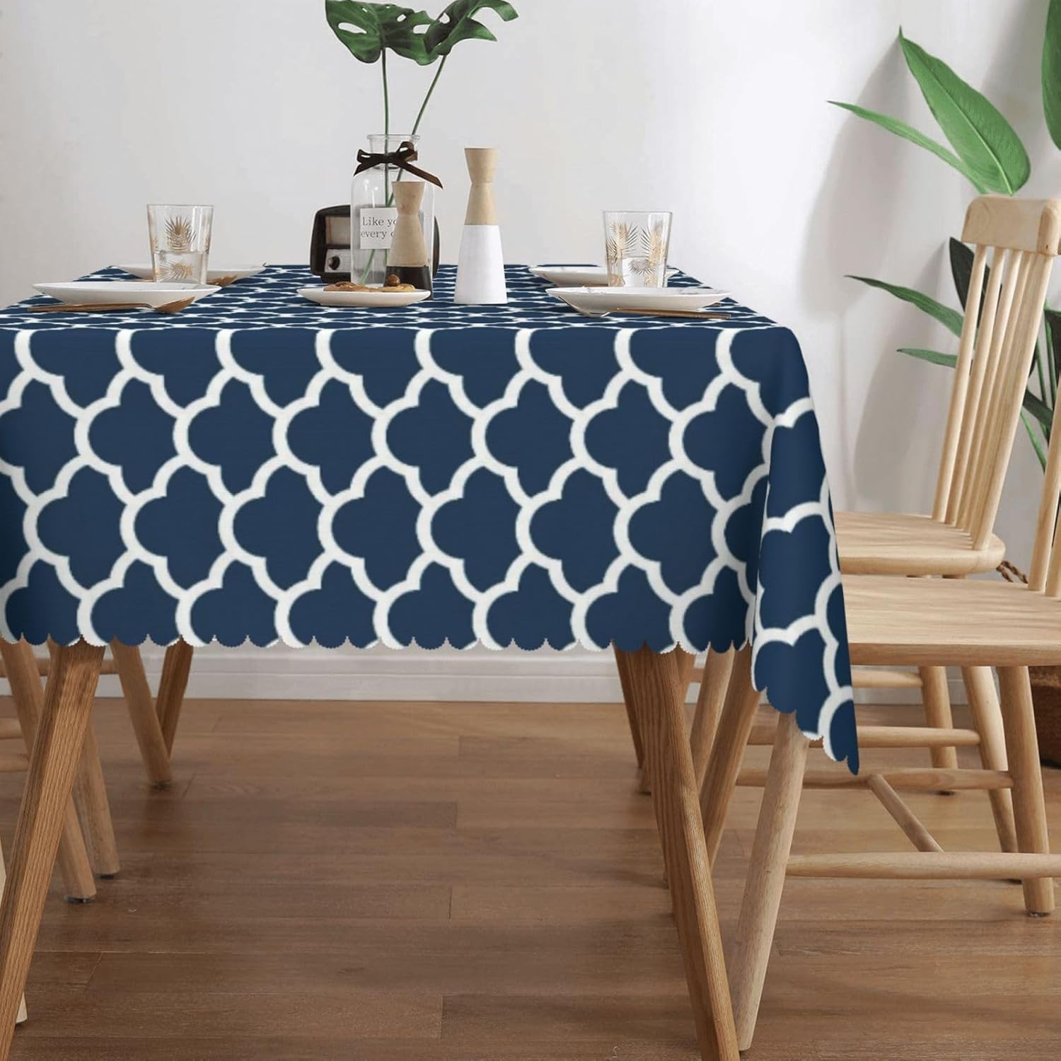 Blue Tablecloth Navy Cloud Sea - Century Textile & Sewing Supply Reviews recension och pris