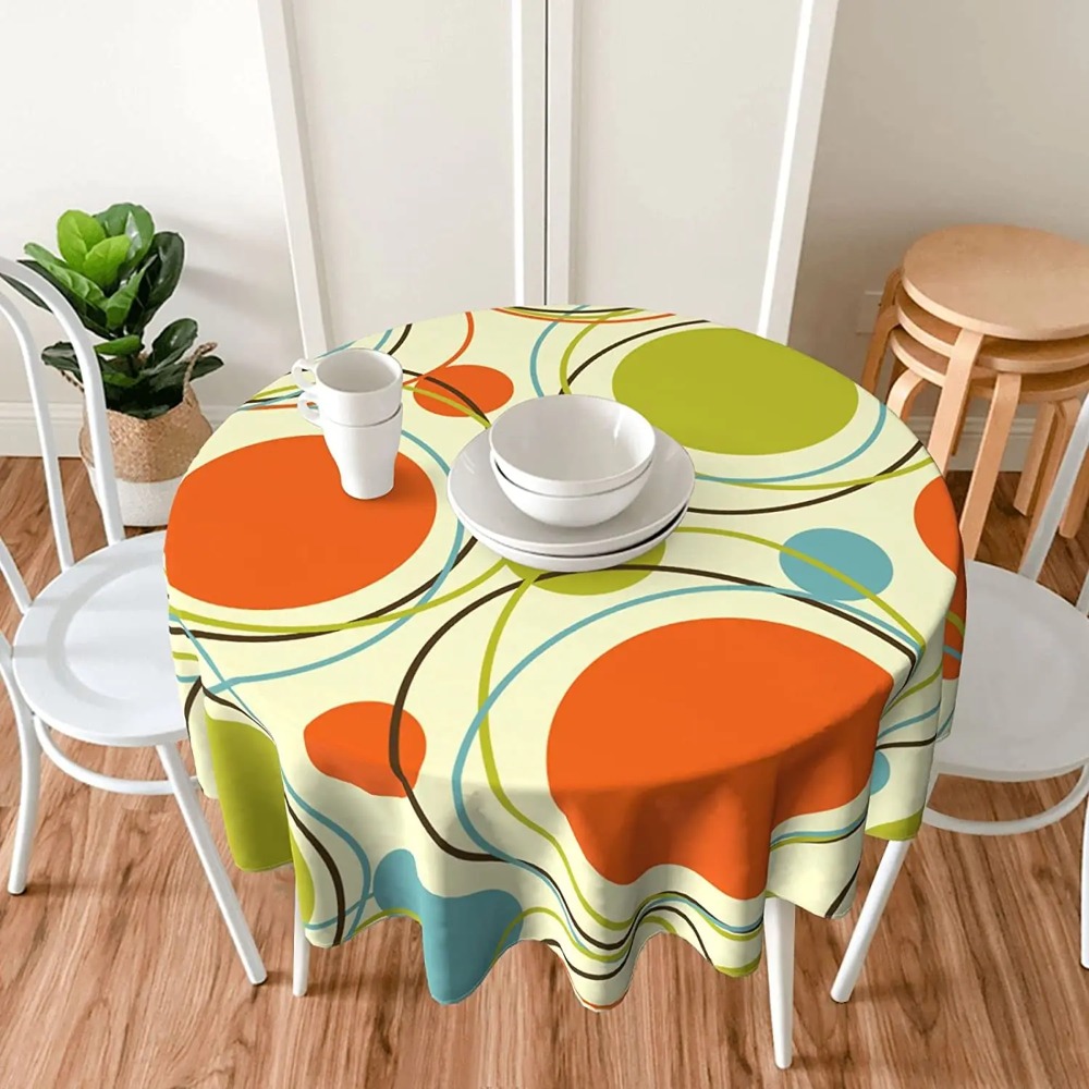 Table Cloth Colorful 1950s Ret - Century Textile & Sewing Supply Reviews recension och pris
