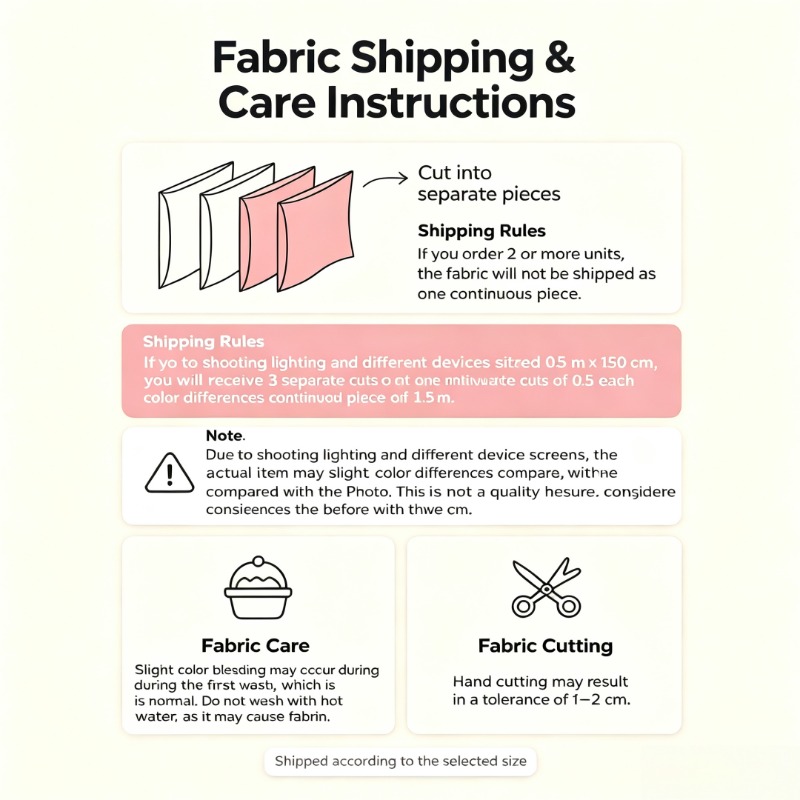Mixed‑Blend Fabric with Girl P - Textile And Sewing Materials recension och pris