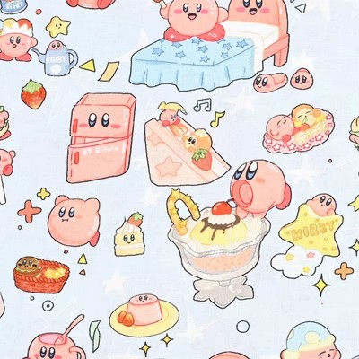 Cartoon Kirby 100 Cotton Fabri - Textile And Sewing Materials recension och pris