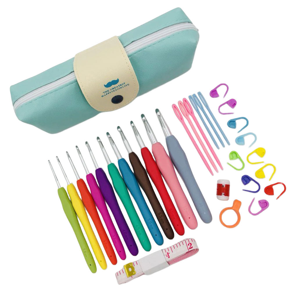 11PCS Colorful Rubber Handle K - Sewing Knit recension och pris